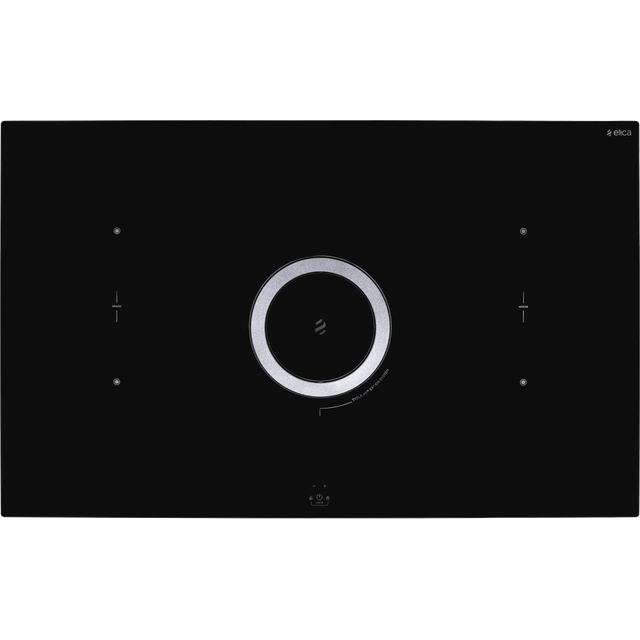 Elica NT-SWITCH BG DO 83cm Venting Induction Hob - Black - For Ducted Ventilation